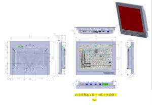 15寸無(wú)風(fēng)扇工業(yè)平板電腦尺寸圖